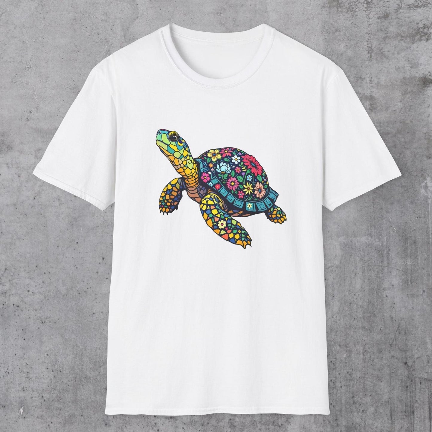 Floral Turtle T-Shirt
