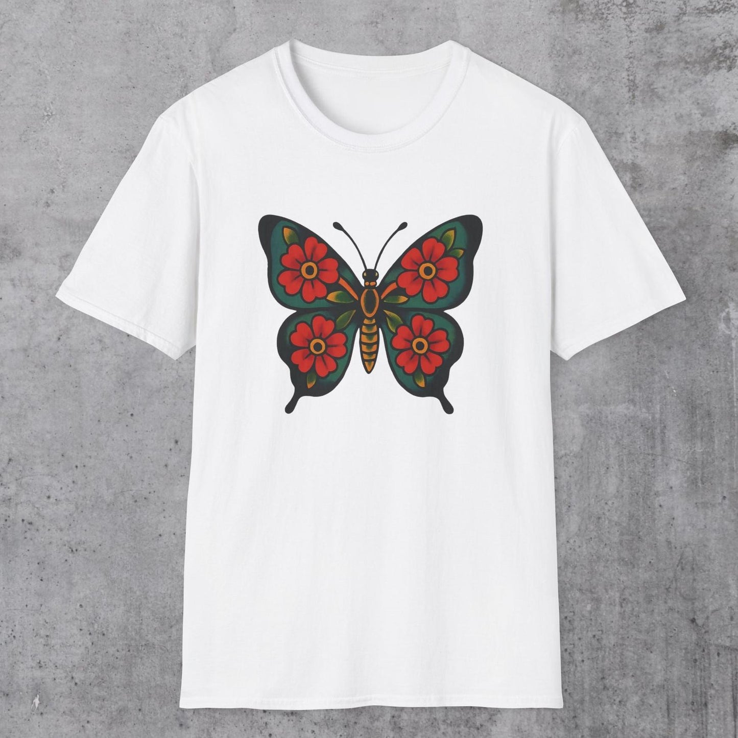 Floral Butterfly T-Shirt
