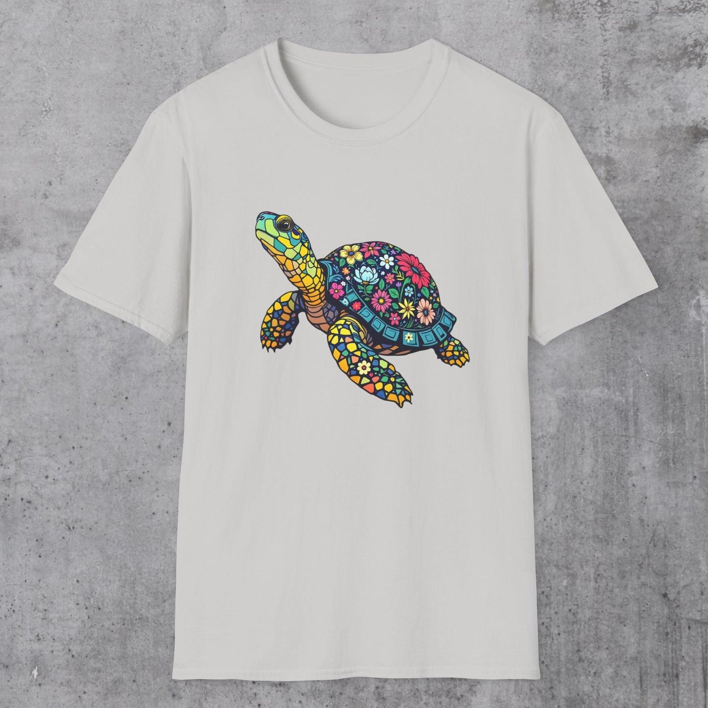 Floral Turtle T-Shirt