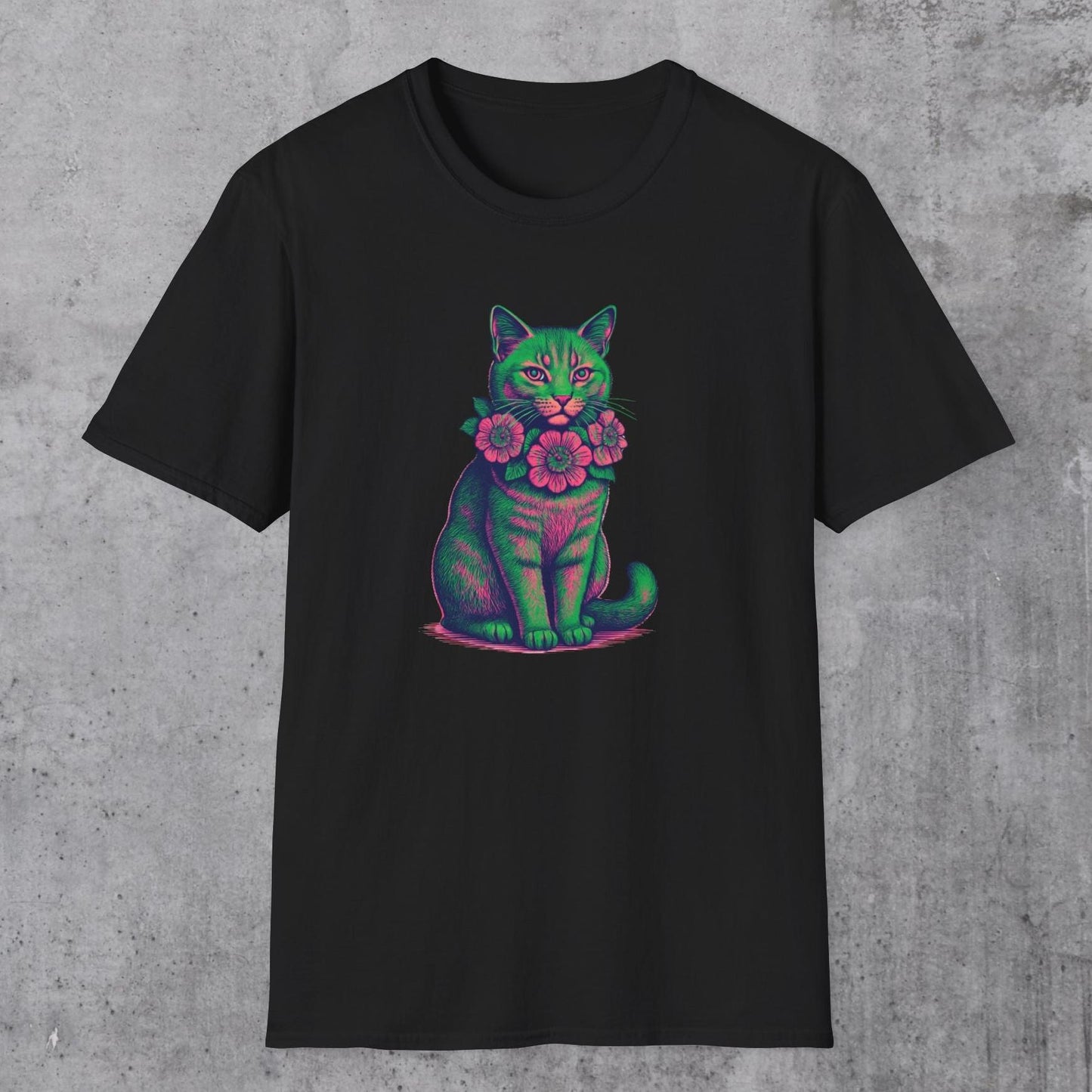 Neon Cat T-Shirt