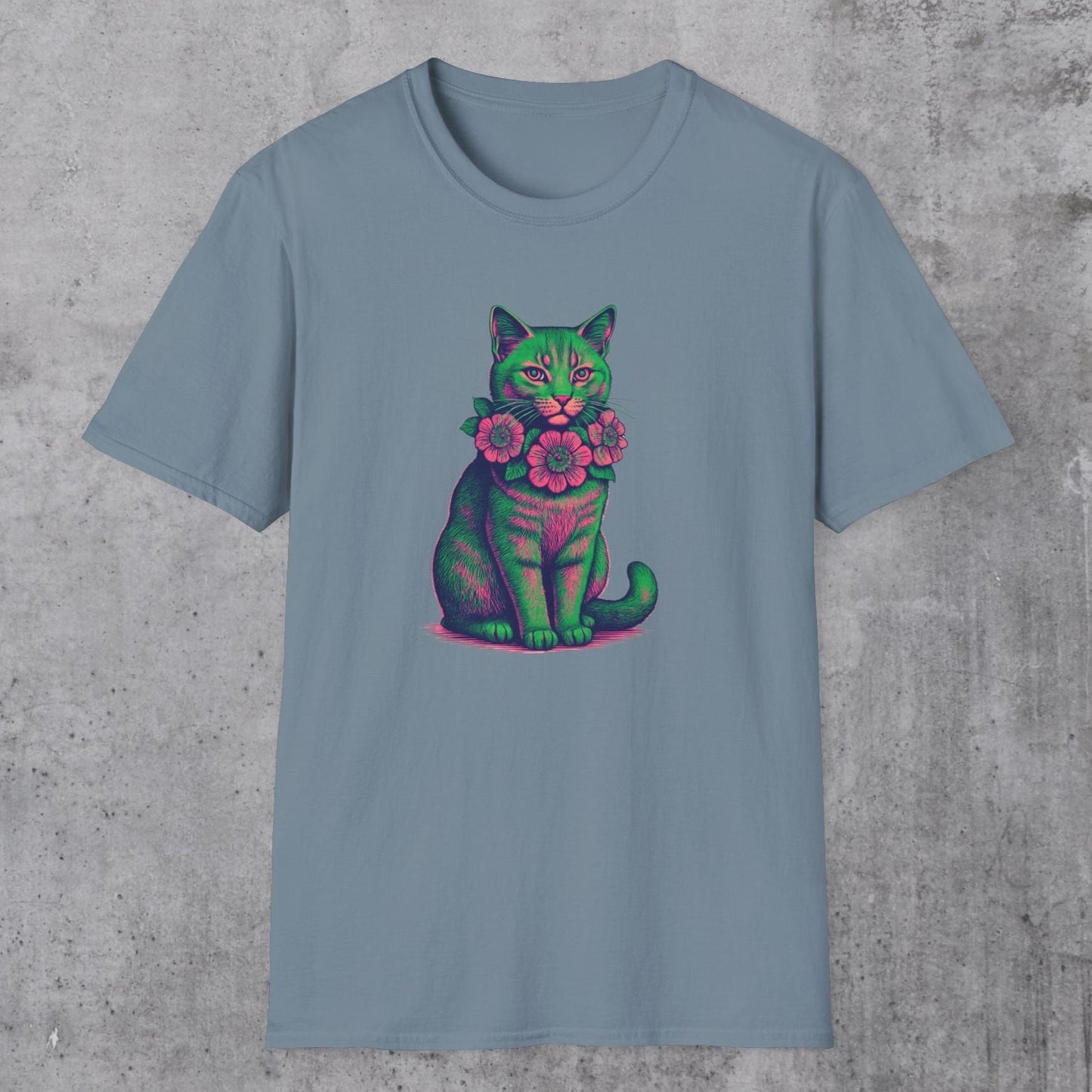 Neon Cat T-Shirt