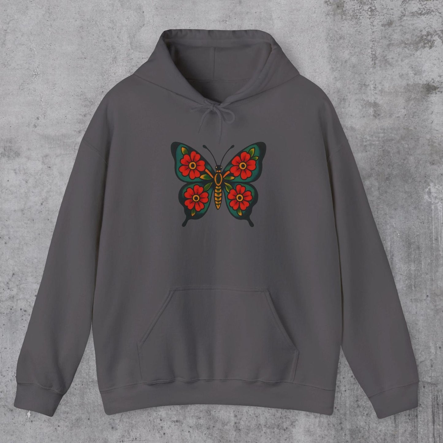 Floral Butterfly Hoodie