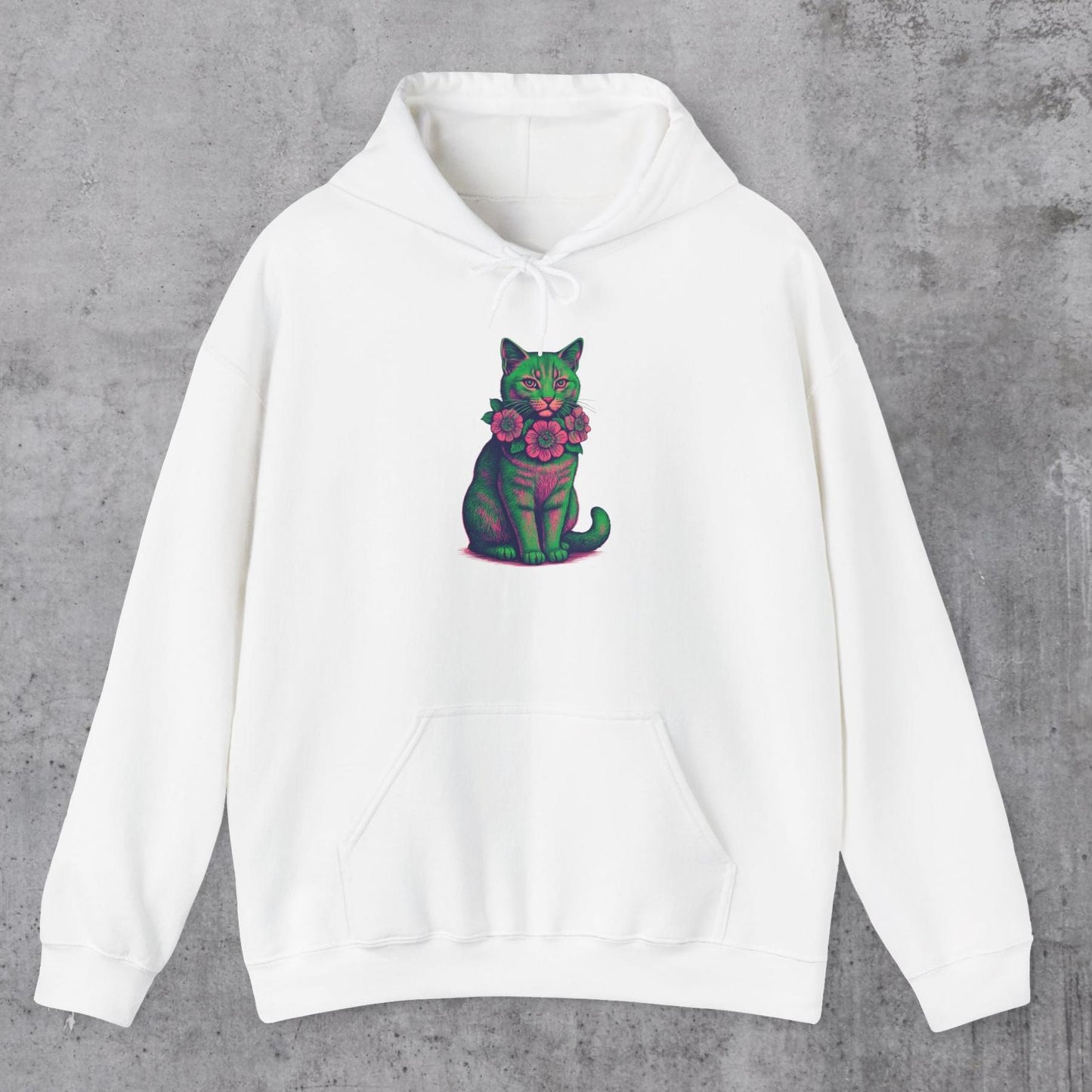 Neon Cat Hoodie