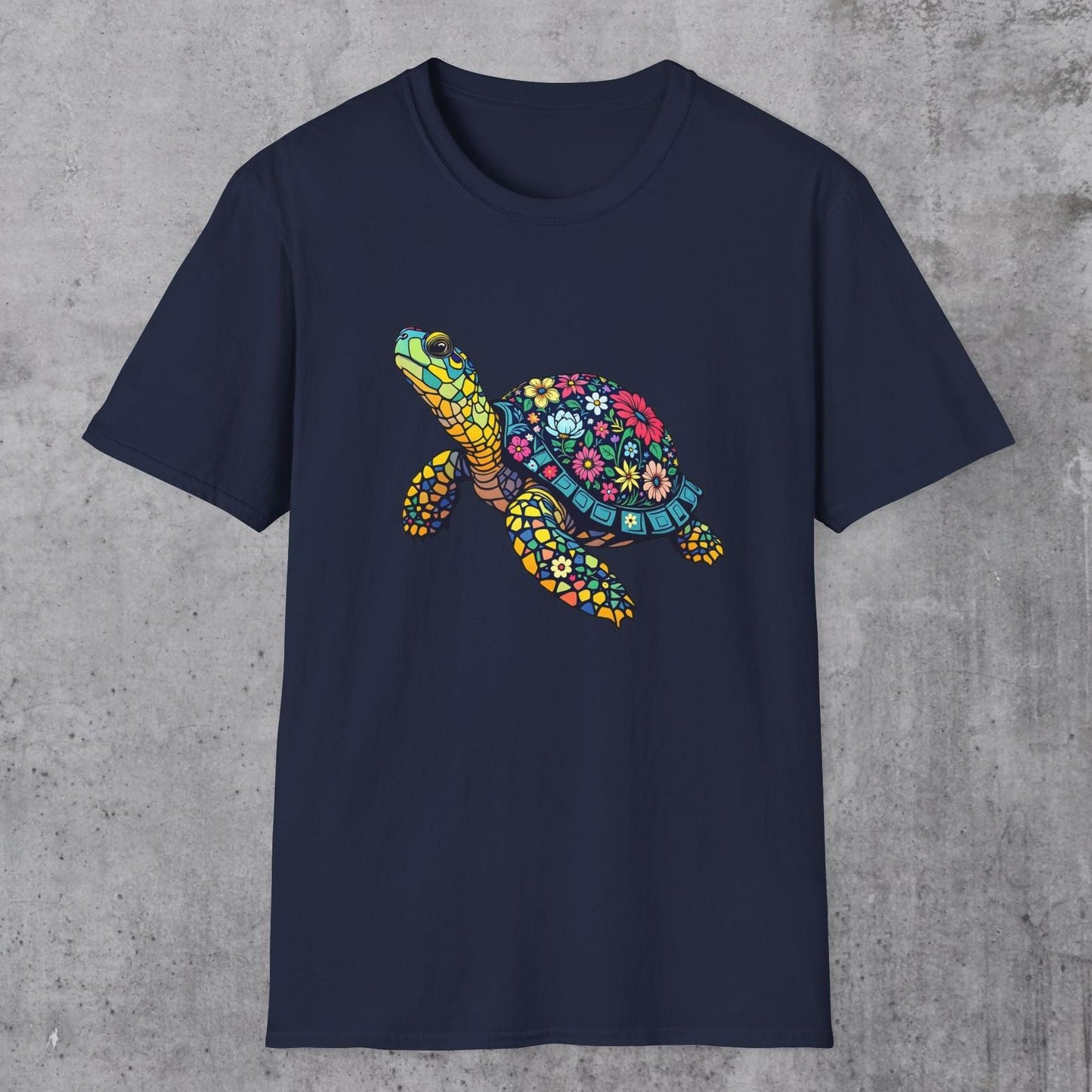 Floral Turtle T-Shirt