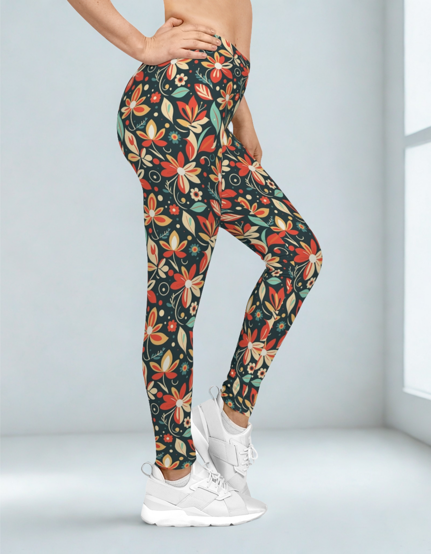 Vintage Floral Leggings