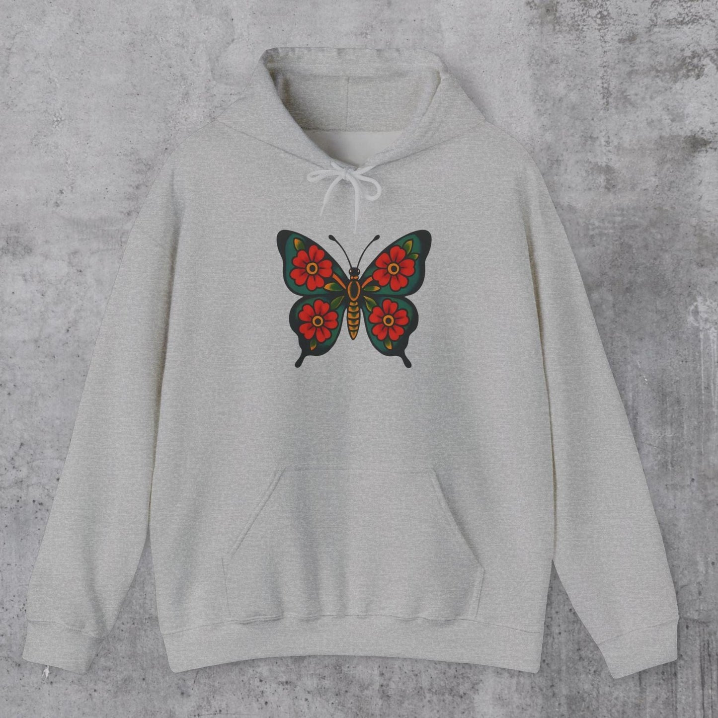 Floral Butterfly Hoodie
