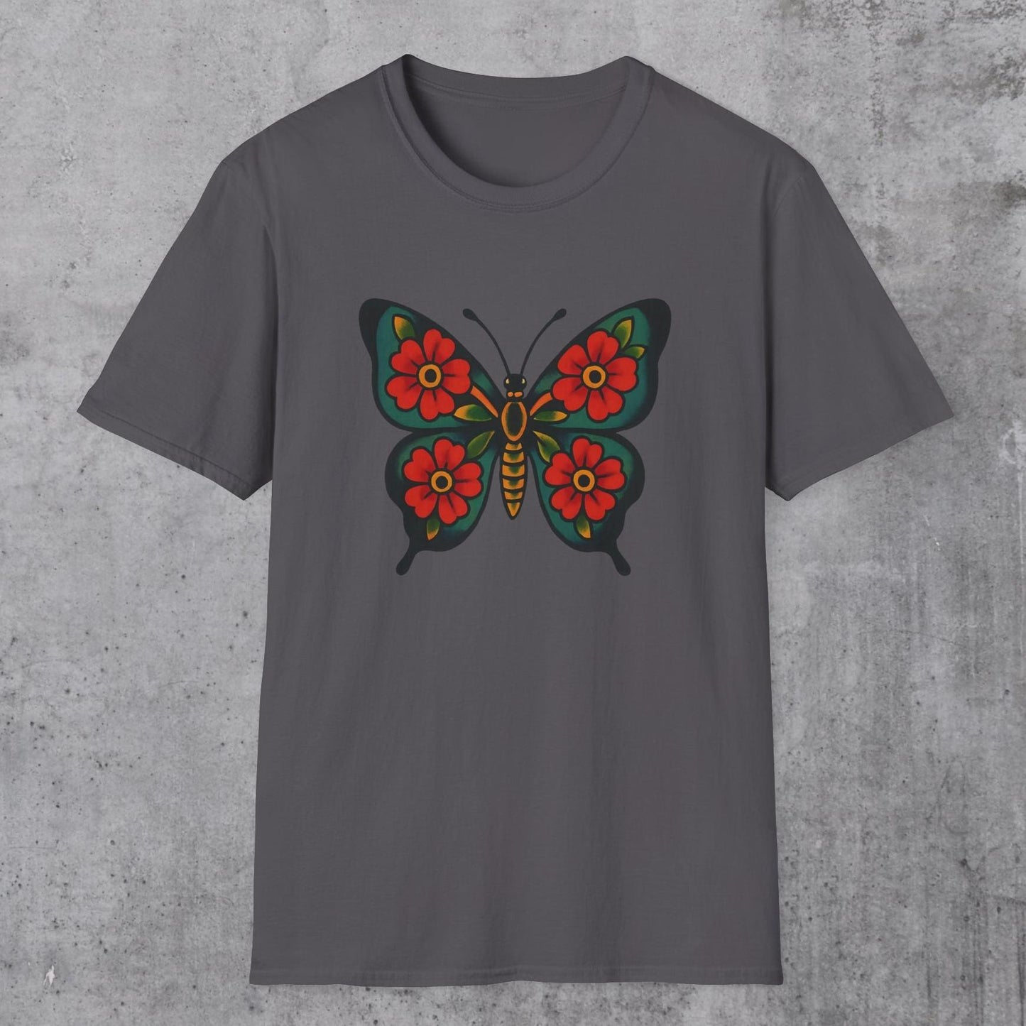 Floral Butterfly T-Shirt