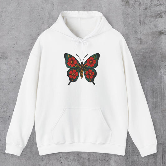 Floral Butterfly Hoodie