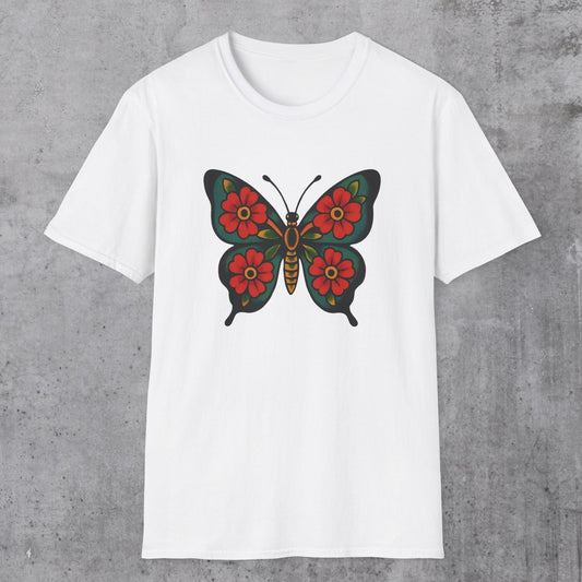 Floral Butterfly T-Shirt