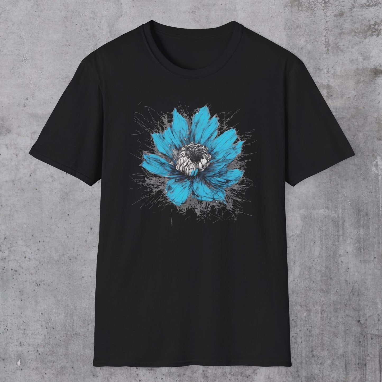 Turquoise Flower T-Shirts