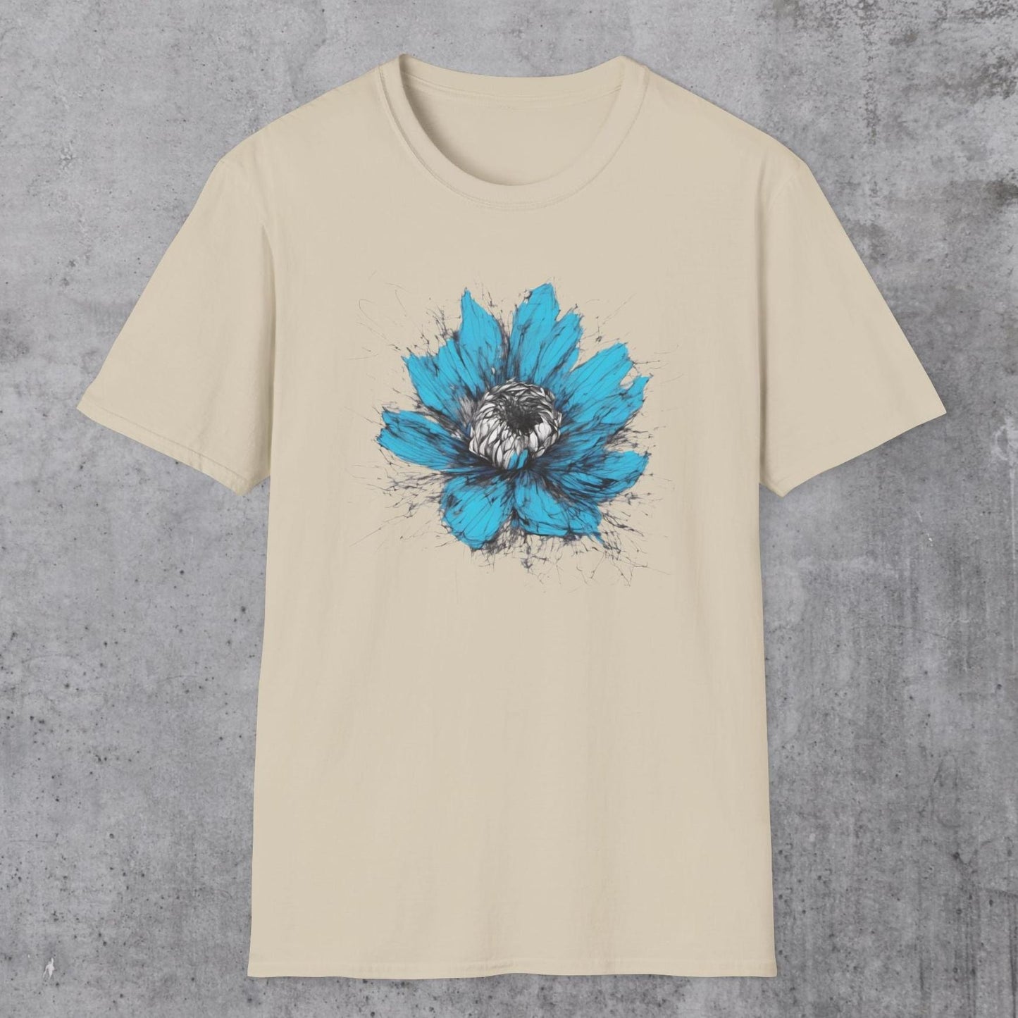 Turquoise Flower T-Shirts