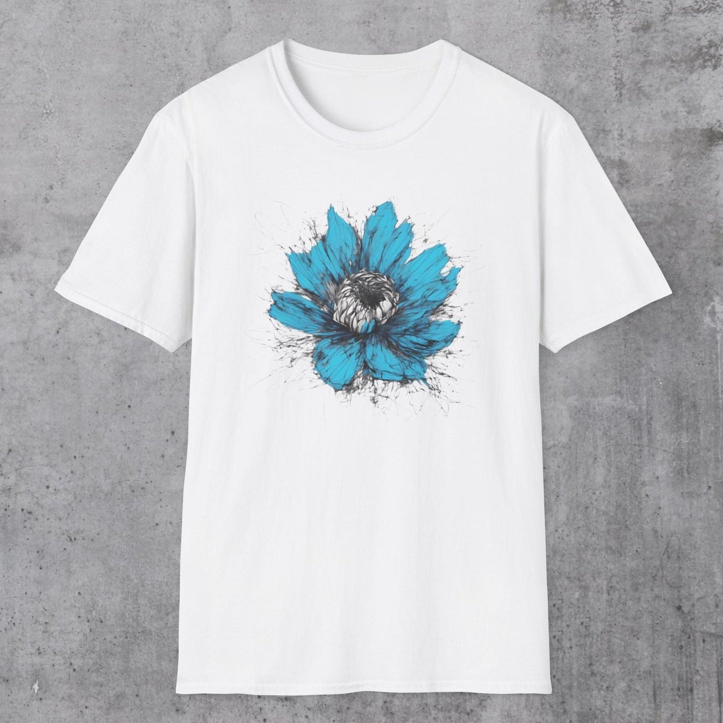 Turquoise Flower T-Shirts