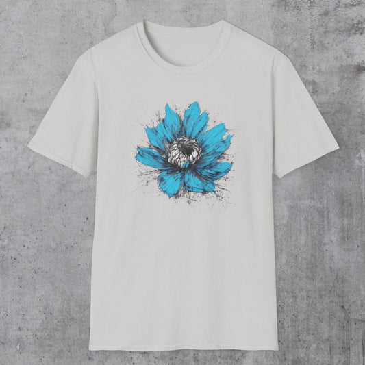 Turquoise Flower T-Shirts