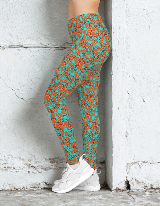 Floral Print Leggings