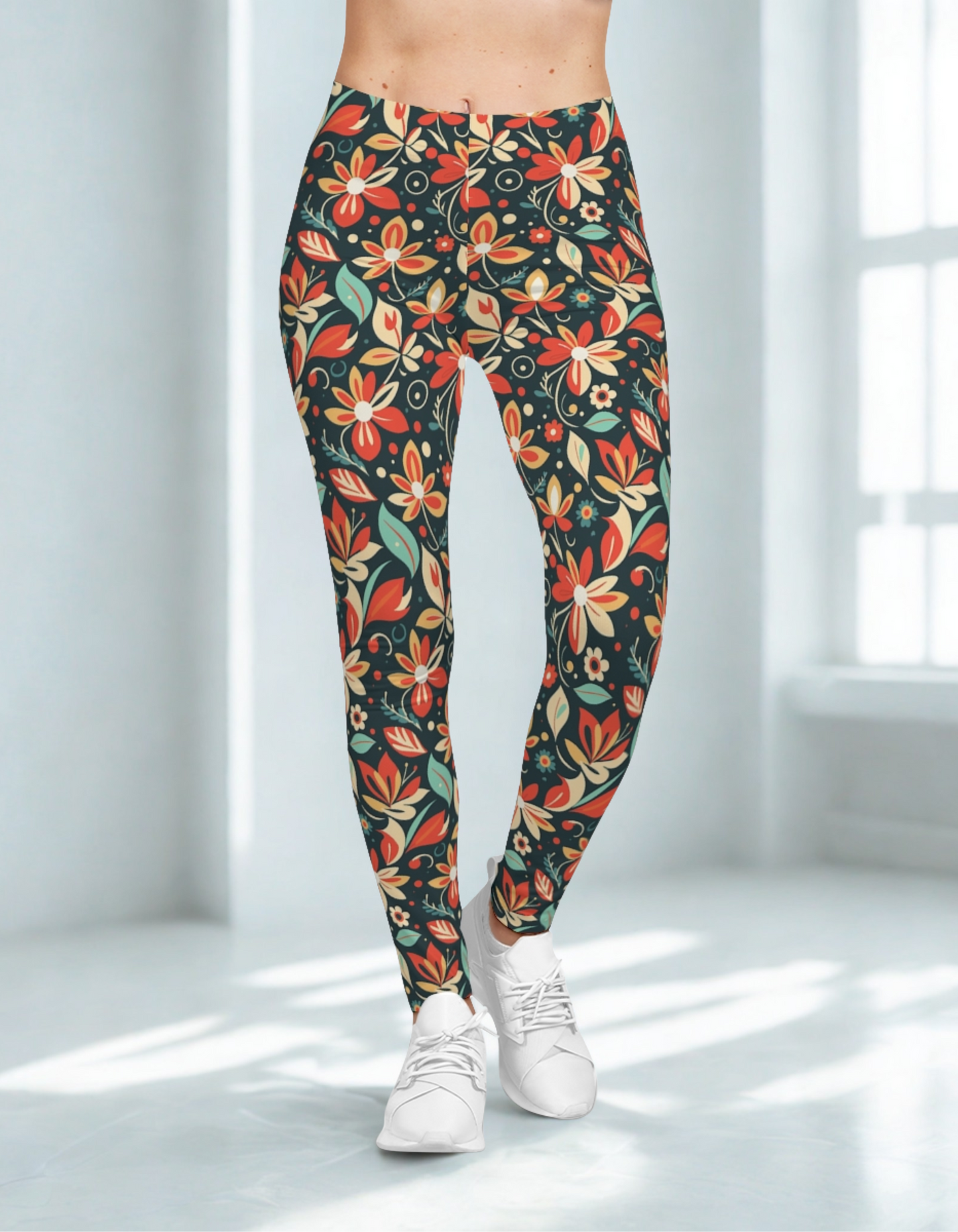 Vintage Floral Leggings