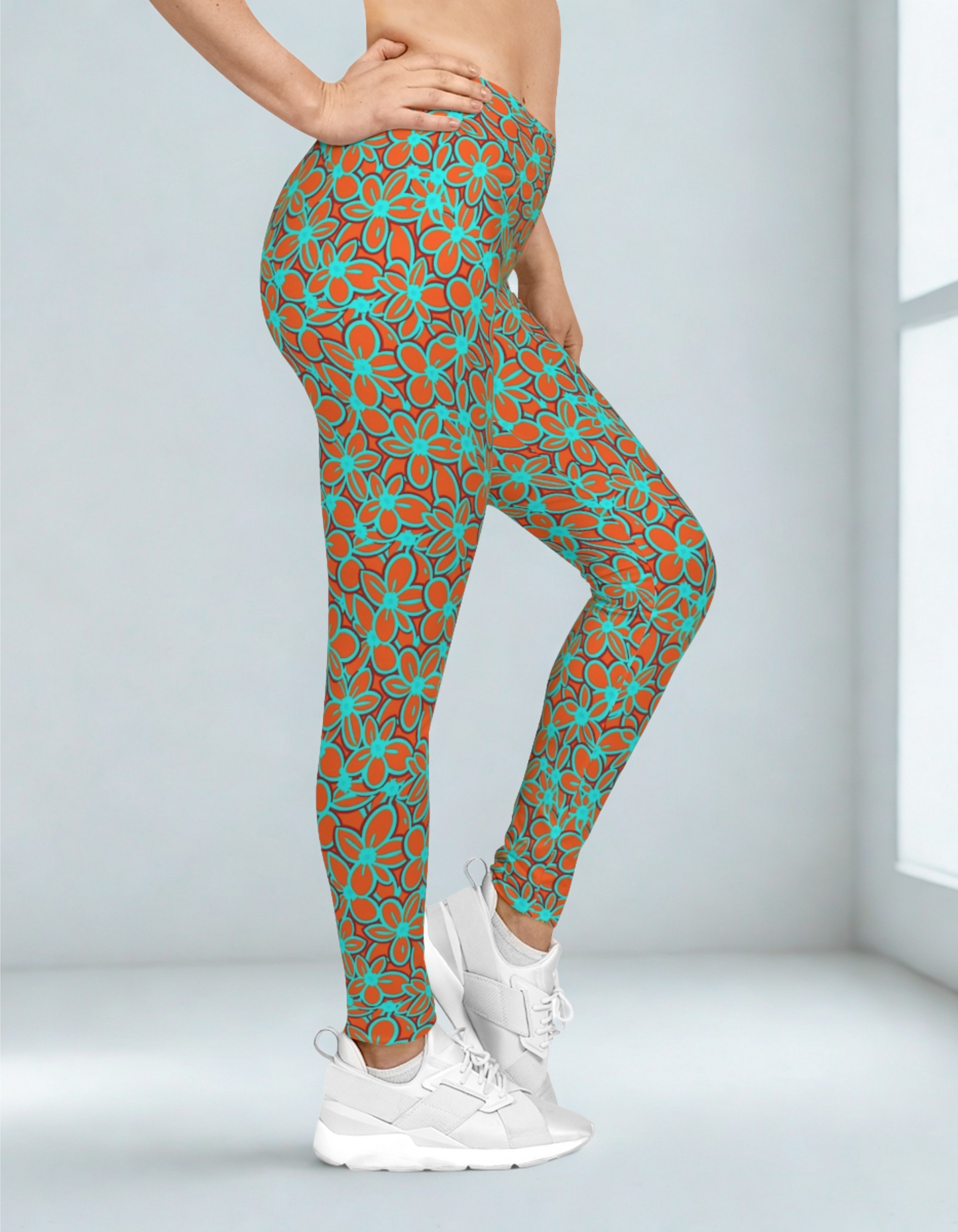 Floral Print Leggings